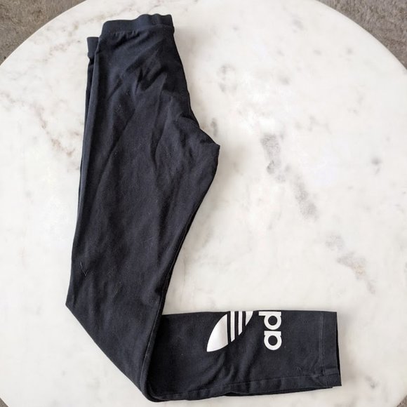 Adidas Originals Trefoil Logo Leggings - Picture 7 of 8